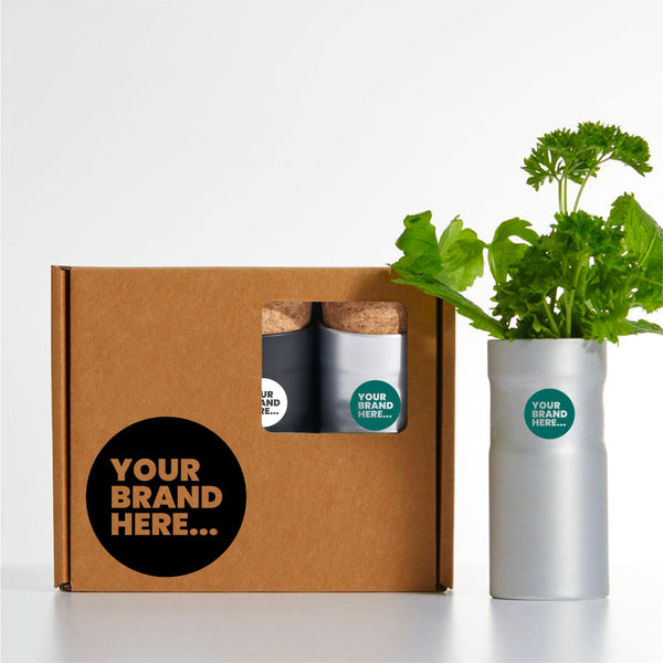 Desktop Garden Box of Three - Black - SM-007-12