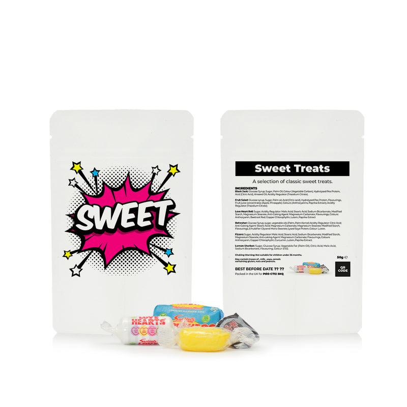 Retro Sweet Powch™ - Matt White - SM-051-02