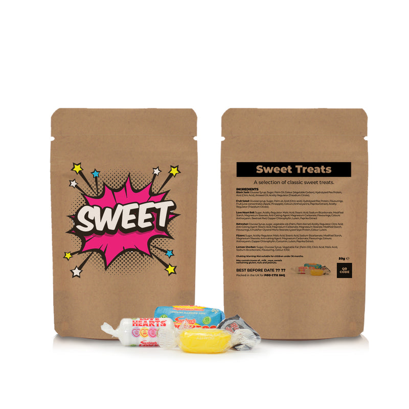 Retro Sweet Powch™ - Kraft - SM-051-12