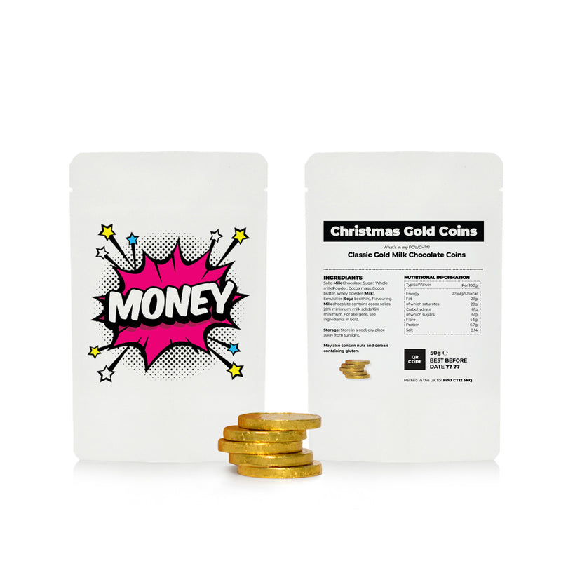 Christmas Gold Coins Powch™ Matt White