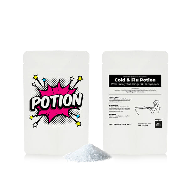 Cold & Flu Bath Potion Powch™ - Matt White - SM-052-03