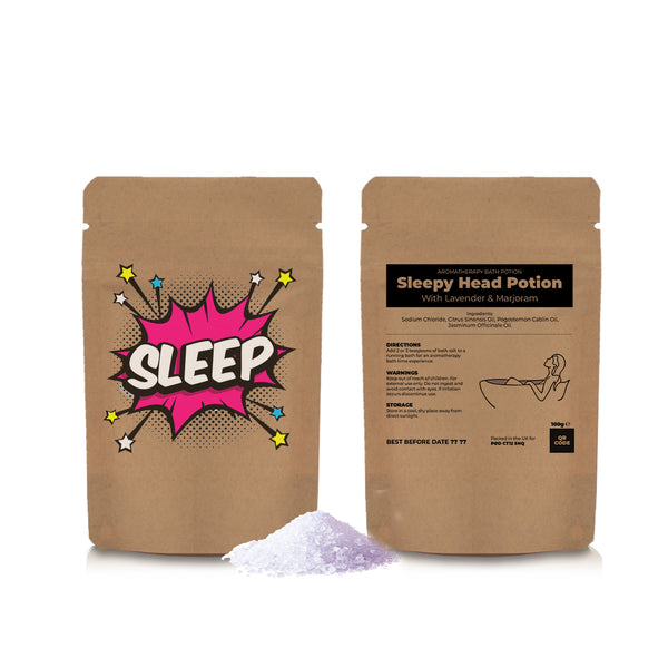 Sleepy Head Bath Potion Powch™ - Kraft - SM-052-14