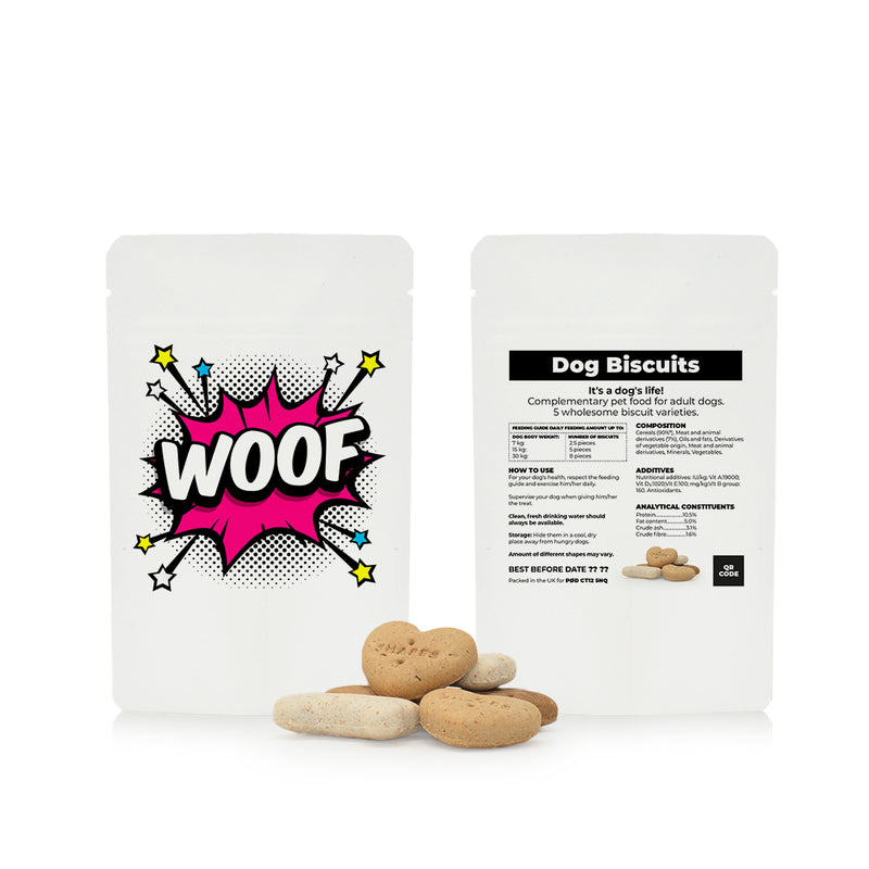 Dog Biscuits -  Powch™ - Matt White - SM-053-02