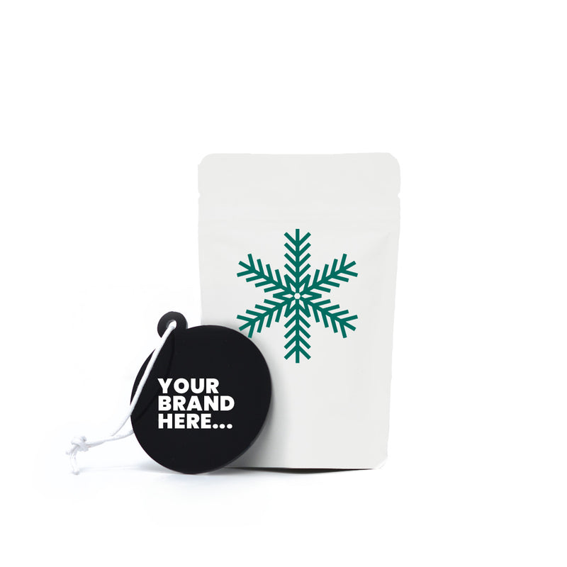 Black recycled bauble and Powch™