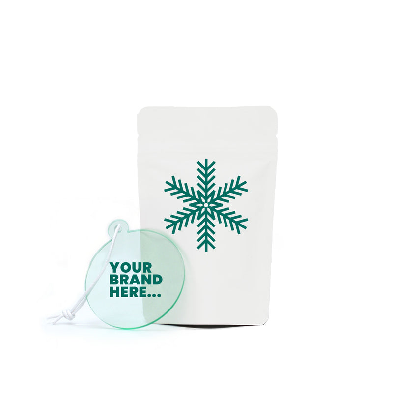 Light turquoise recycled bauble and Powch™